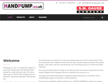 Tablet Screenshot of handpump.co.uk